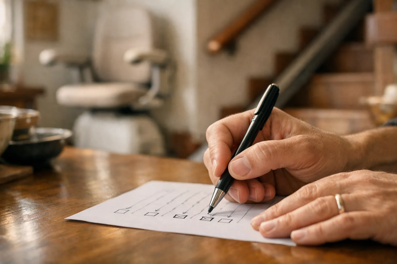 Checklist para comprobar si un presupuesto de silla salvaescaleras es justo o está inflado