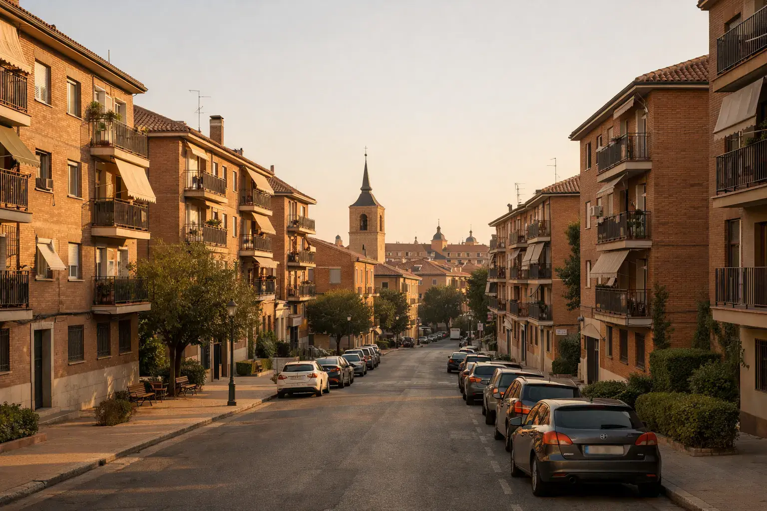 Visita técnica de silla salvaescaleras en un barrio de Alcalá de Henares